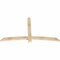Ekena Millwork Bellingham Rough Sawn Timber Gable Bracket, Douglas Fir, 72"W x 42"H x 2"D x 4"F, 14/12 Pitch GBW072X42X0204BEL00RDF - alternate 2